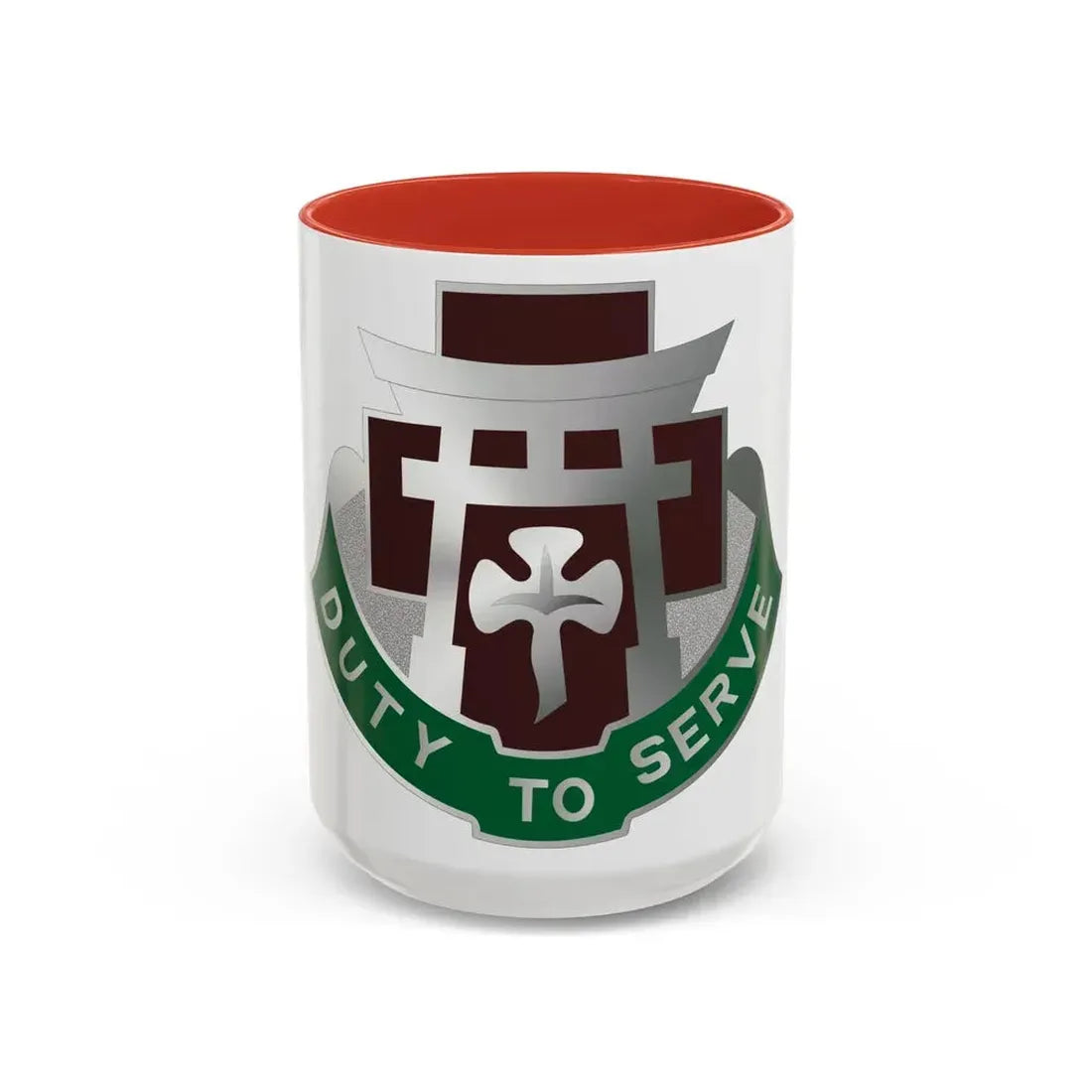 74 Field Hospital (U.S. Army) Accent Coffee Mug 15oz Red - Go Mug Yourself