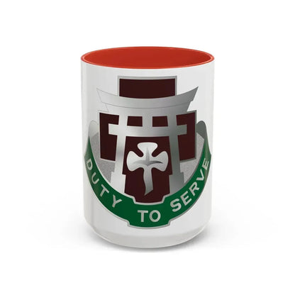 74 Field Hospital (U.S. Army) Accent Coffee Mug 15oz Red - Go Mug Yourself