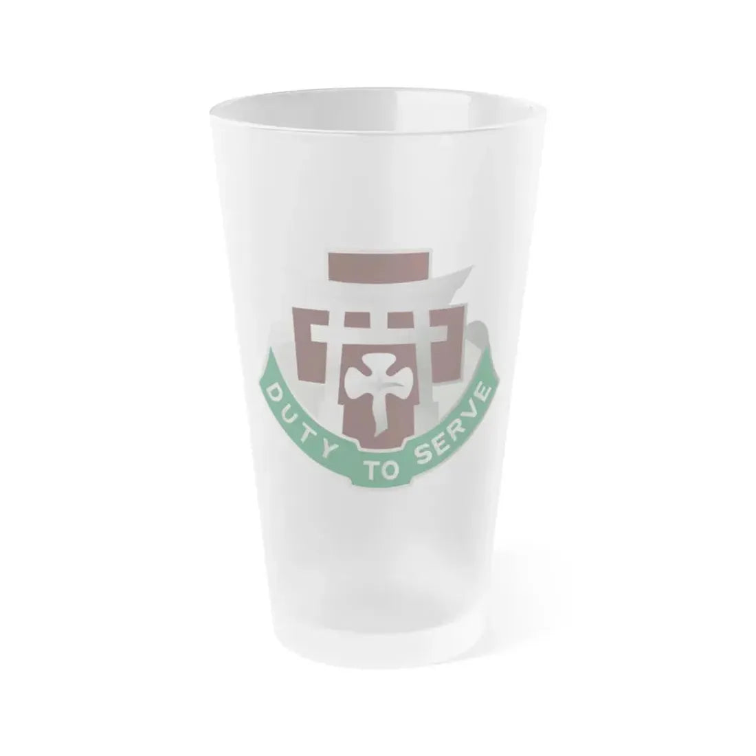 74 Field Hospital (U.S. Army) Frosted Pint Glass 16oz Default Title - Go Mug Yourself