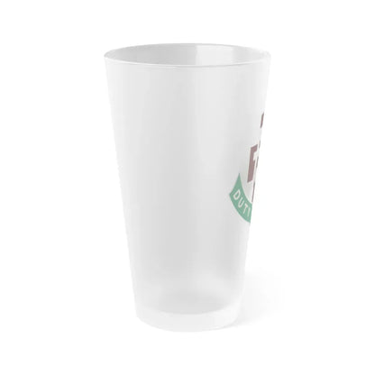 74 Field Hospital (U.S. Army) Frosted Pint Glass 16oz - Go Mug Yourself