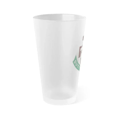 74 Field Hospital (U.S. Army) Frosted Pint Glass 16oz - Go Mug Yourself