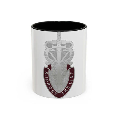 74 Medical Battalion (U.S. Army) Accent Coffee Mug-11oz-Black-Go Mug Yourself