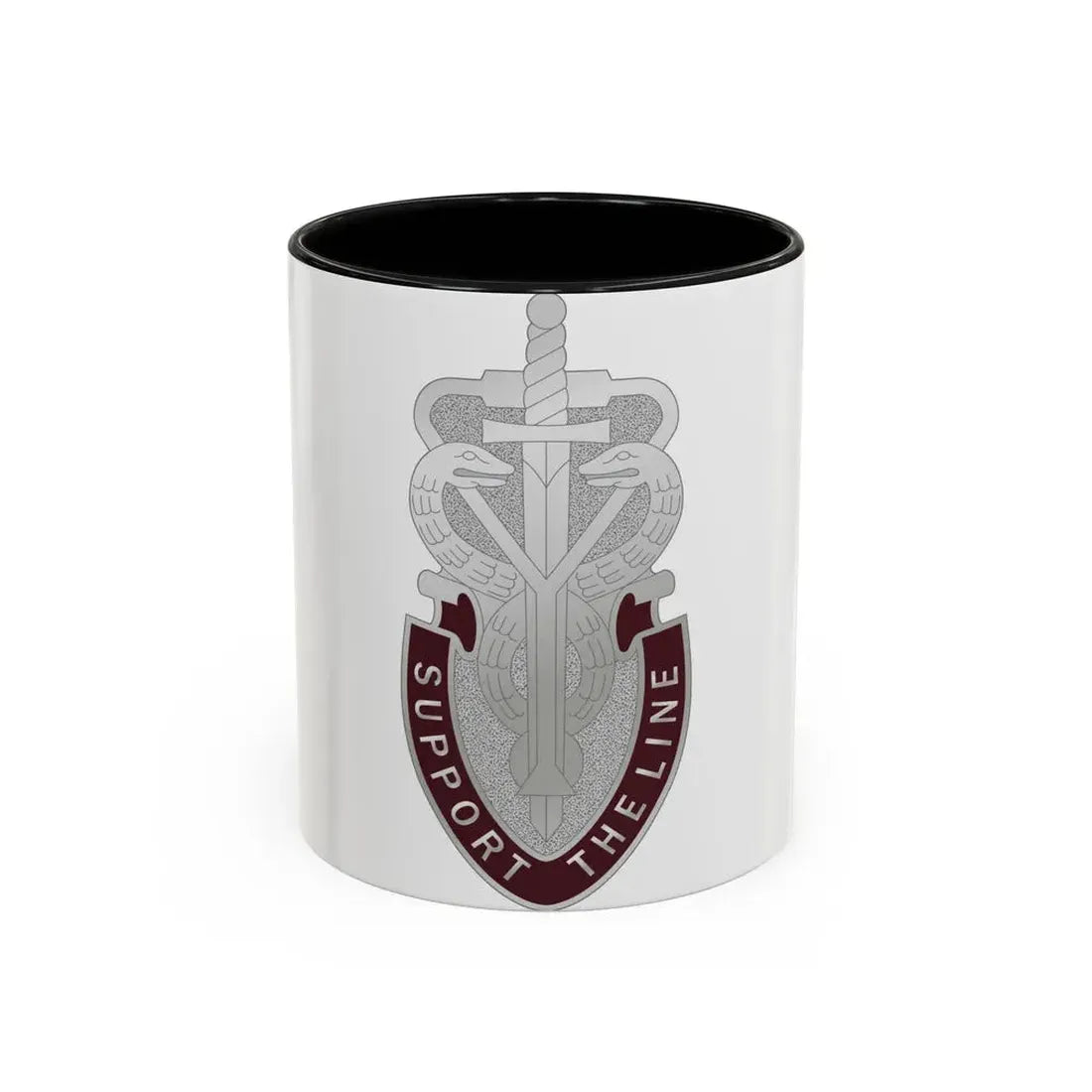74 Medical Battalion (U.S. Army) Accent Coffee Mug 11oz Black - Go Mug Yourself