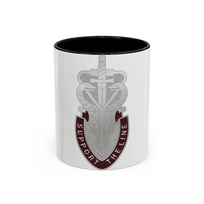 74 Medical Battalion (U.S. Army) Accent Coffee Mug 11oz Black - Go Mug Yourself