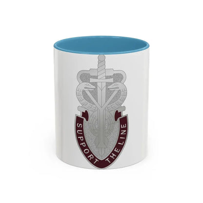 74 Medical Battalion (U.S. Army) Accent Coffee Mug 11oz Light Blue - Go Mug Yourself