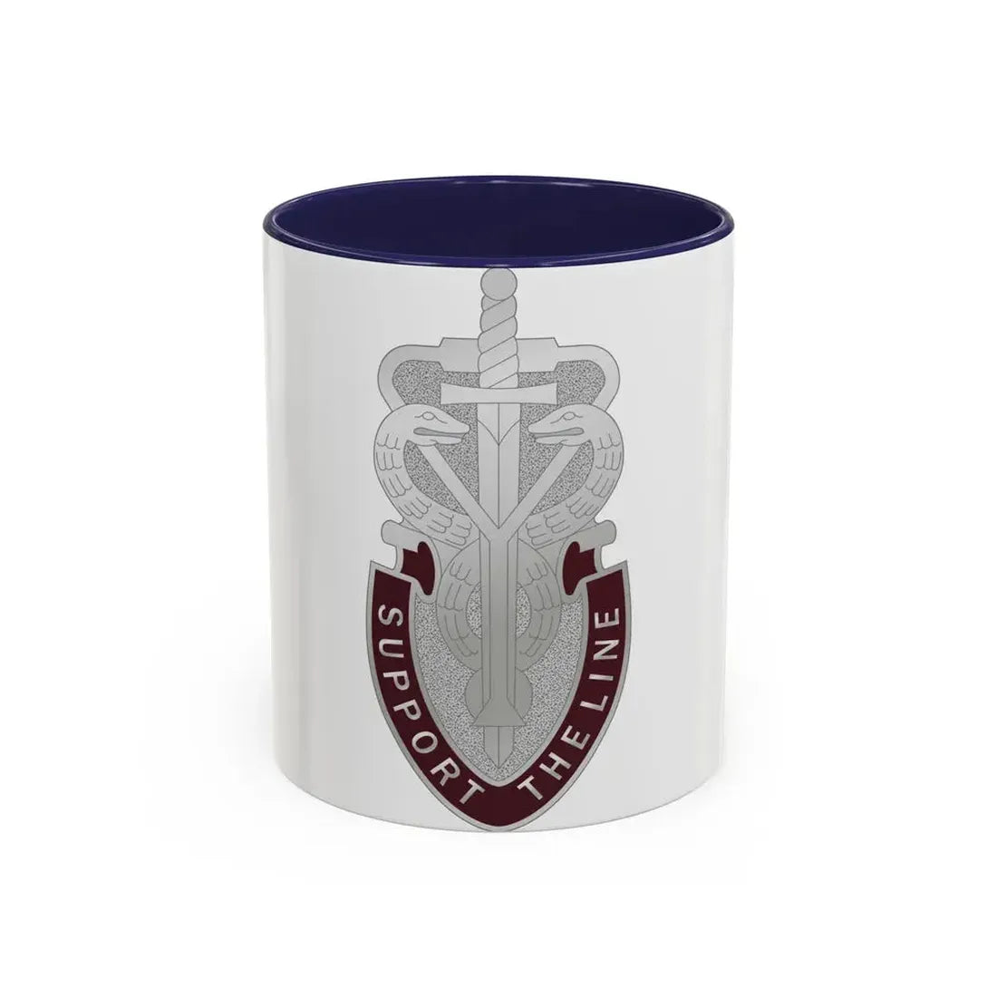 74 Medical Battalion (U.S. Army) Accent Coffee Mug 11oz Navy - Go Mug Yourself