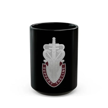 74 Medical Battalion (U.S. Army) Black Coffee Mug 15oz - Go Mug Yourself
