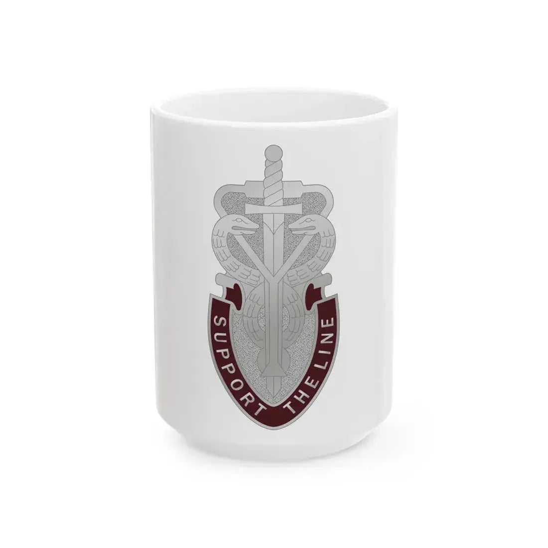 74 Medical Battalion (U.S. Army) White Coffee Mug 15oz - Go Mug Yourself