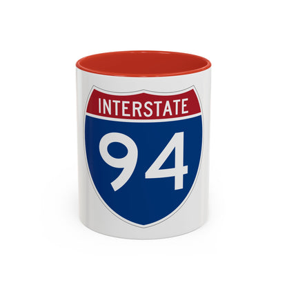 Interstate 94 (U.S. Highways) Accent Coffee Mug