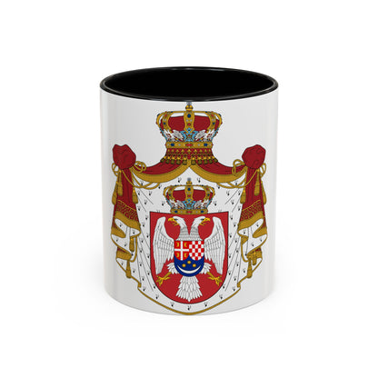 Coat of arms of the Kingdom of Yugoslavia - Accent Coffee Mug