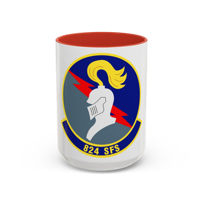 824th Security Forces Squadron (U.S. Air Force) Accent Coffee Mug