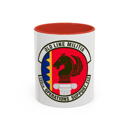 135th Operations Support Flight (U.S. Air Force) Accent Coffee Mug