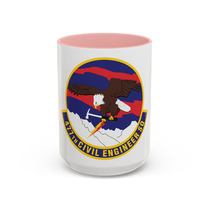 477th Civil Engineer Squadron (U.S. Air Force) Accent Coffee Mug