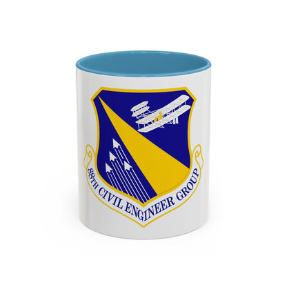 88 Civil Engineer Group AFMC (U.S. Air Force) Accent Coffee Mug