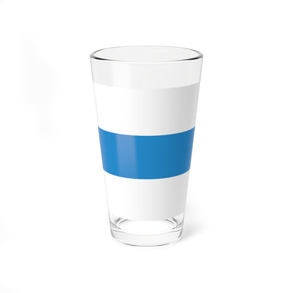 Flag of Canton of Zug (Switzerland) Pint Glass 16oz