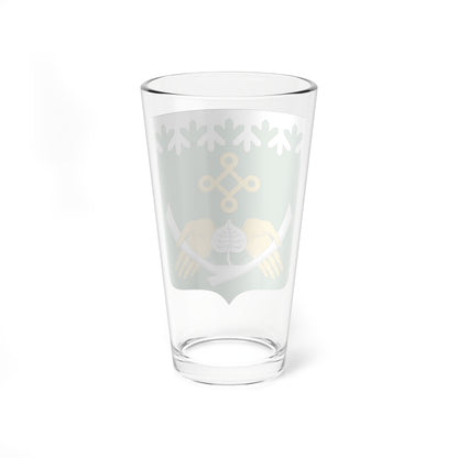 Kostomuksha Coat of Arms (Russia) (Coat of Arms) Pint Glass 16oz
