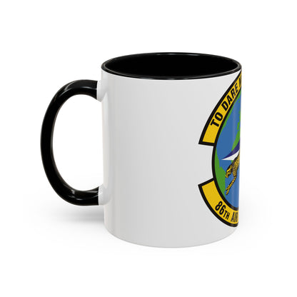 86th Air Mobility Squadron (U.S. Air Force) Accent Coffee Mug