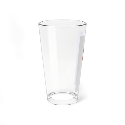 Flag of Ostffyasszonyfa (Hungary) Pint Glass 16oz