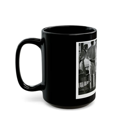 Donner Swung the Luger with Dangerous Abandon, 1940 - Black Coffee Mug-Go Mug Yourself