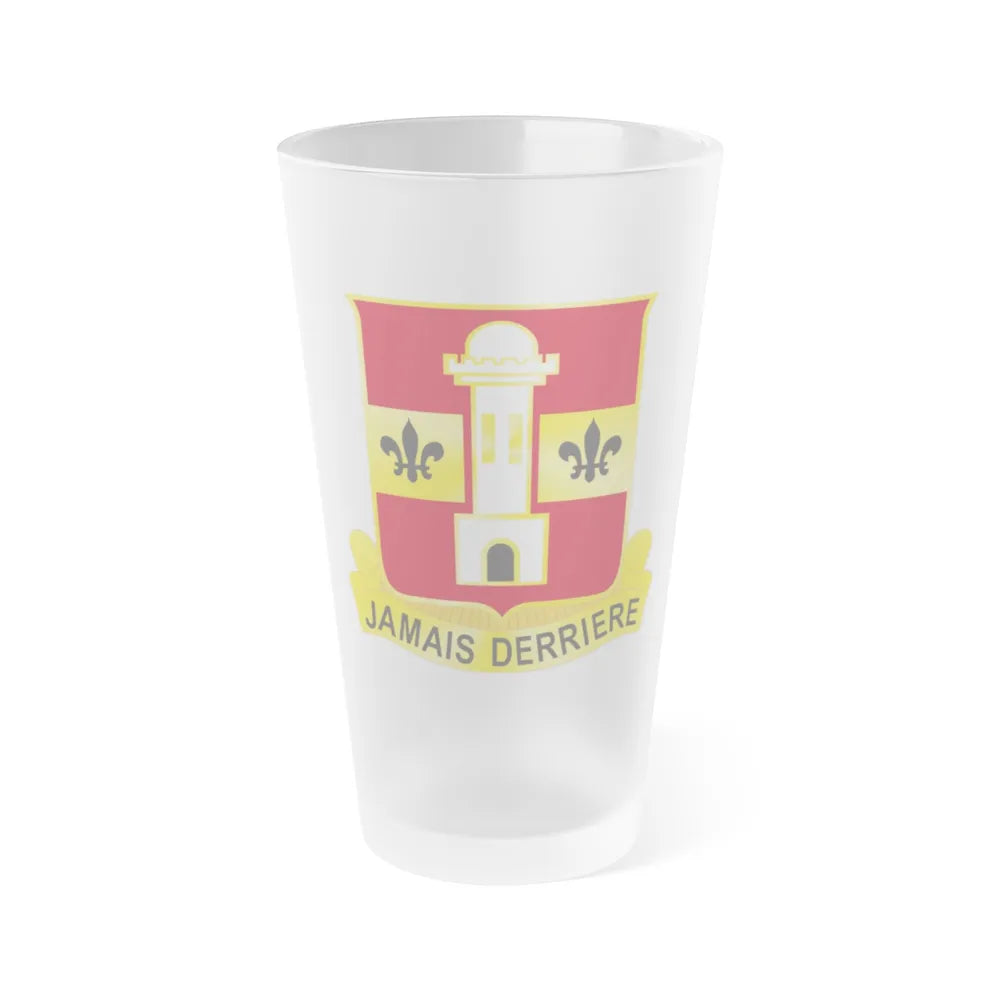 740th Antiaircraft Artillery Gun Battalion (U.S. Army) Frosted Pint Glass 16oz-Go Mug Yourself