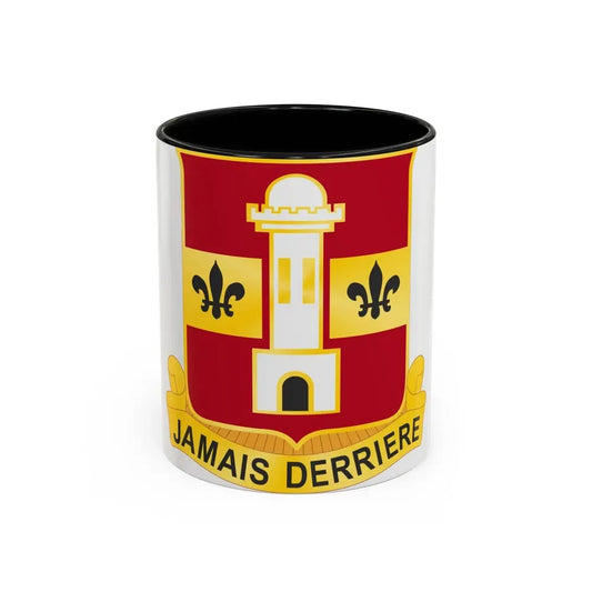 740th Antiaircraft Artillery Gun Battalion (U.S. Army) Accent Coffee Mug 11oz Black - Go Mug Yourself