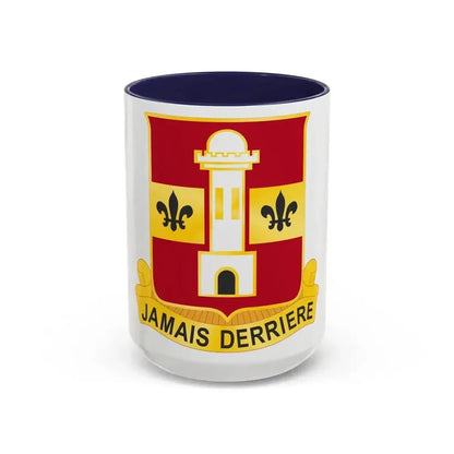 740th Antiaircraft Artillery Gun Battalion (U.S. Army) Accent Coffee Mug 15oz Navy - Go Mug Yourself
