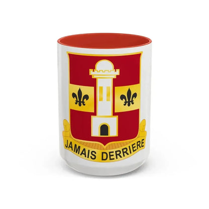 740th Antiaircraft Artillery Gun Battalion (U.S. Army) Accent Coffee Mug 15oz Red - Go Mug Yourself