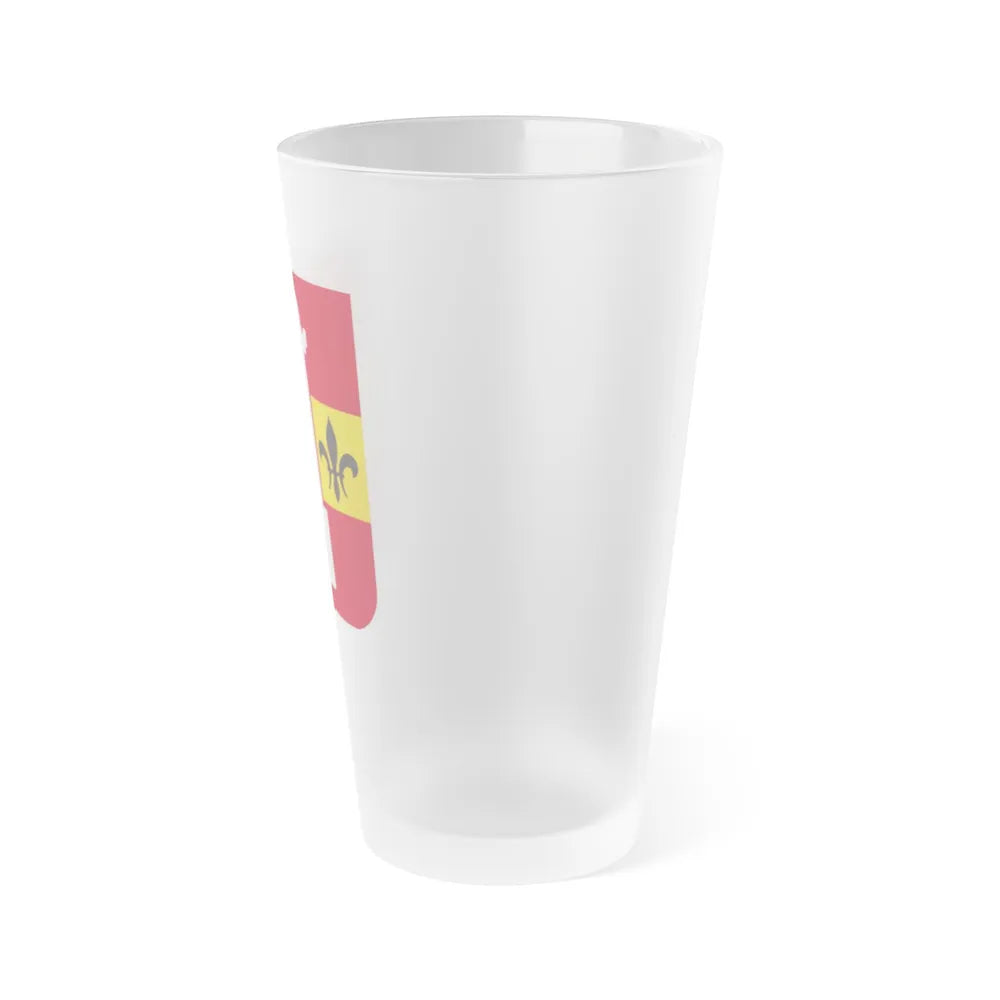 740th Antiaircraft Artillery Gun Battalion v2 (U.S. Army) Frosted Pint Glass 16oz-Go Mug Yourself