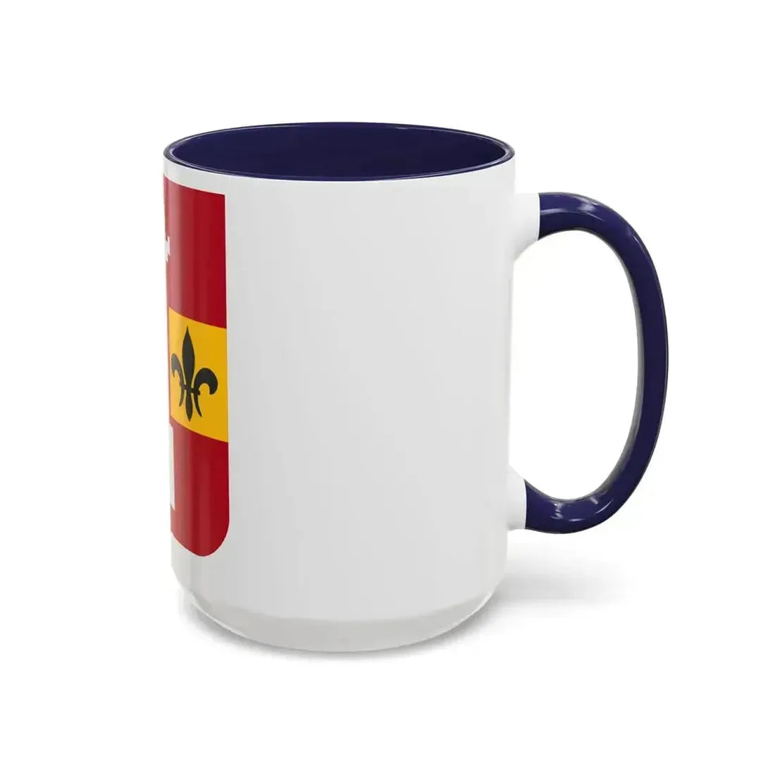740th Antiaircraft Artillery Gun Battalion v2 (U.S. Army) Accent Coffee Mug - Go Mug Yourself