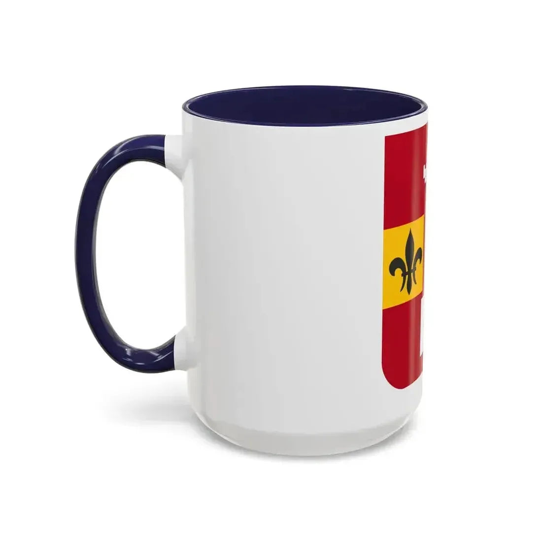 740th Antiaircraft Artillery Gun Battalion v2 (U.S. Army) Accent Coffee Mug - Go Mug Yourself