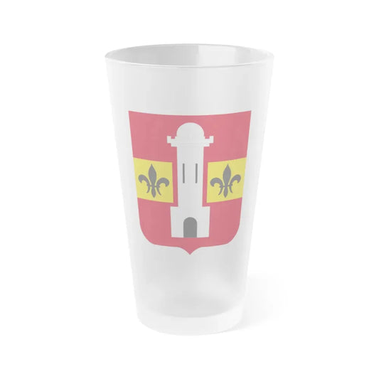 740th Antiaircraft Artillery Gun Battalion v2 (U.S. Army) Frosted Pint Glass 16oz Default Title - Go Mug Yourself