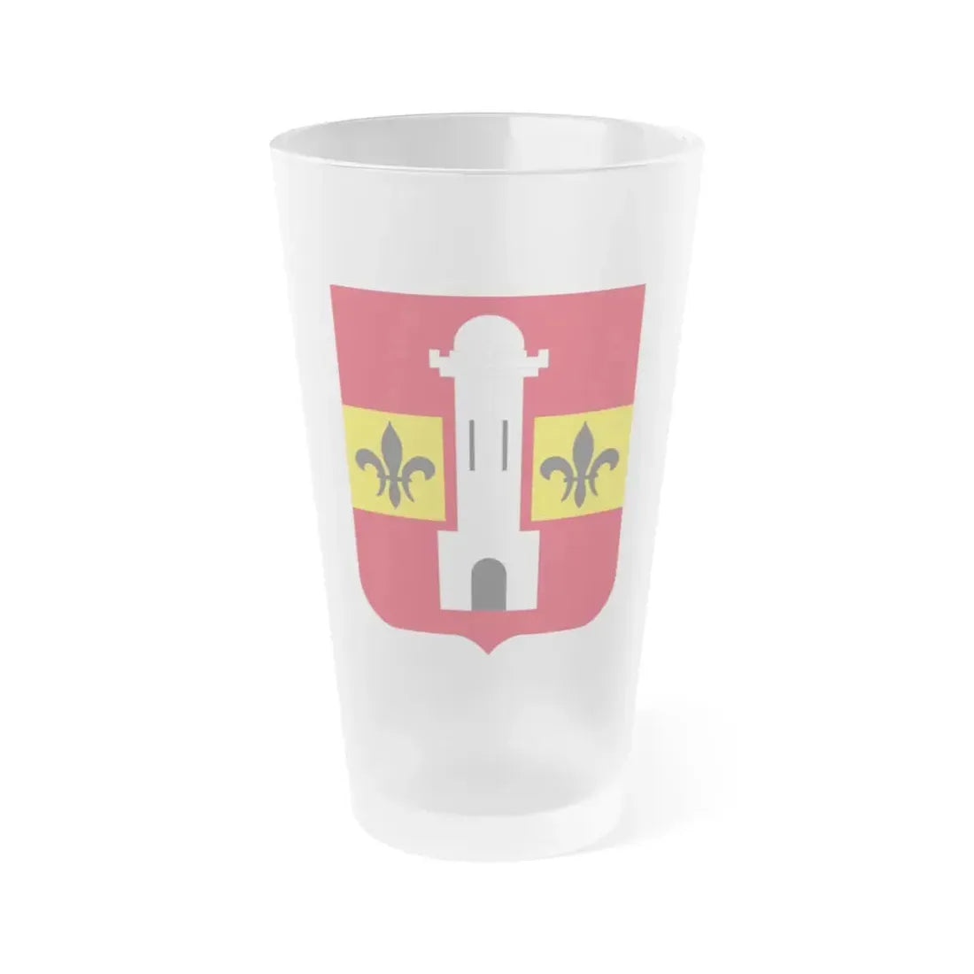 740th Antiaircraft Artillery Gun Battalion v2 (U.S. Army) Frosted Pint Glass 16oz Default Title - Go Mug Yourself