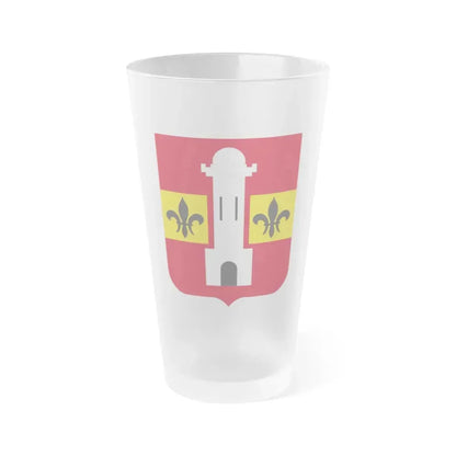 740th Antiaircraft Artillery Gun Battalion v2 (U.S. Army) Frosted Pint Glass 16oz Default Title - Go Mug Yourself
