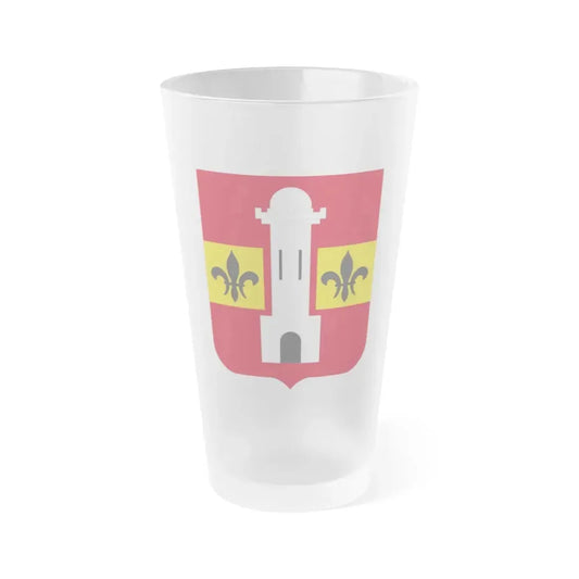 740th Antiaircraft Artillery Gun Battalion v2 (U.S. Army) Frosted Pint Glass 16oz Default Title - Go Mug Yourself
