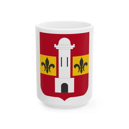 740th Antiaircraft Artillery Gun Battalion v2 (U.S. Army) White Coffee Mug 15oz - Go Mug Yourself