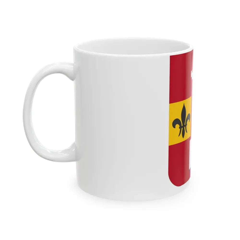 740th Antiaircraft Artillery Gun Battalion v2 (U.S. Army) White Coffee Mug - Go Mug Yourself