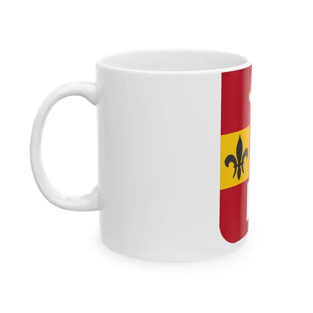 740th Antiaircraft Artillery Gun Battalion v2 (U.S. Army) White Coffee Mug - Go Mug Yourself