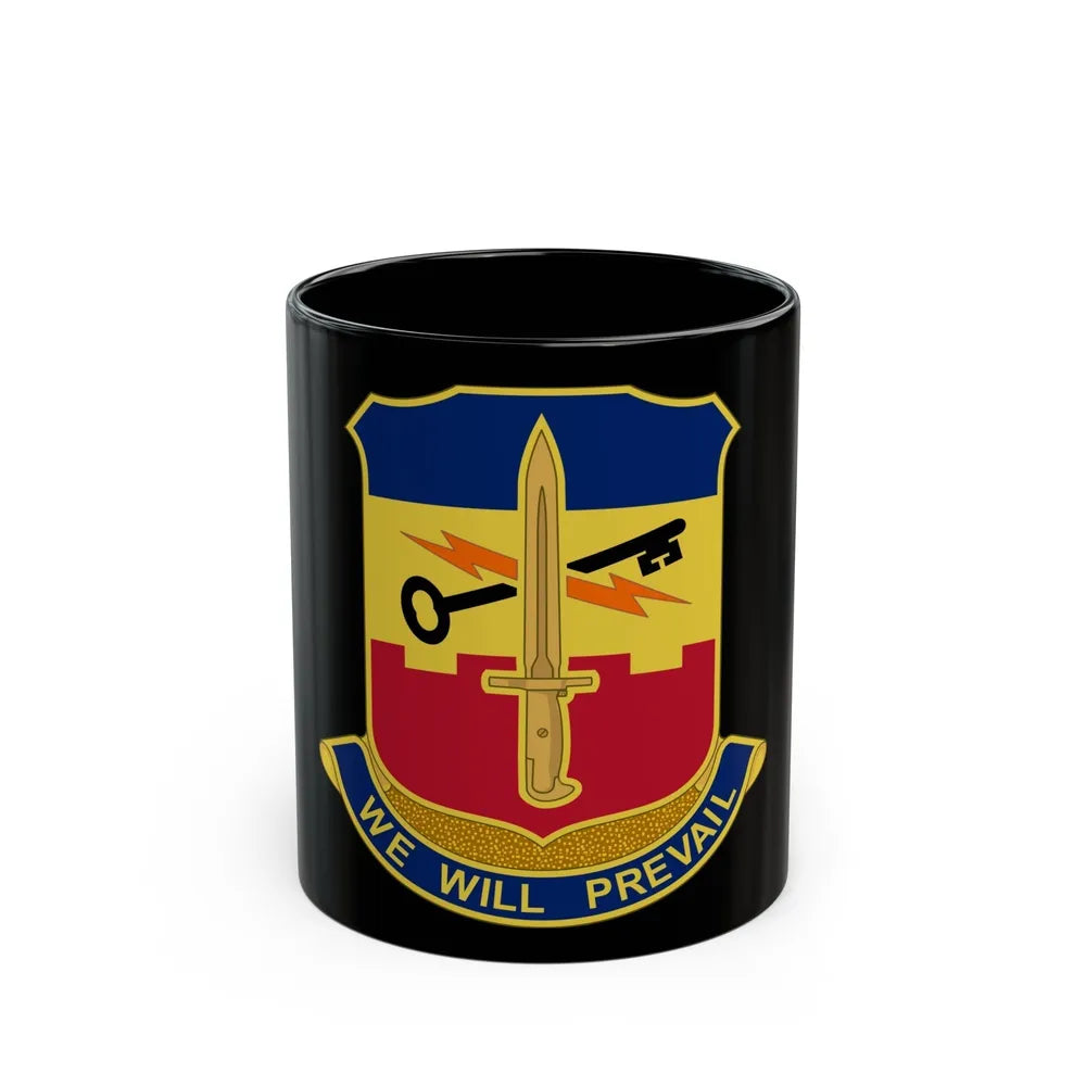 741 Engineer Battalion (U.S. Army) Black Coffee Mug-11oz-Go Mug Yourself