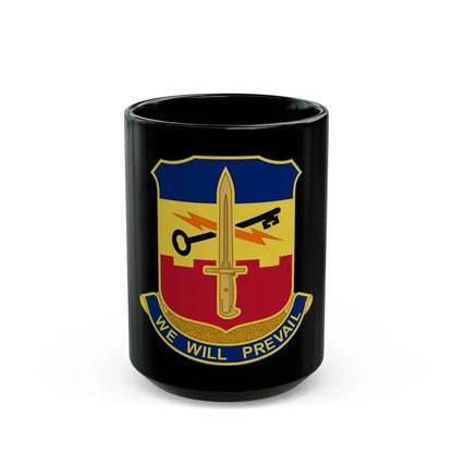 741 Engineer Battalion (U.S. Army) Black Coffee Mug 15oz - Go Mug Yourself