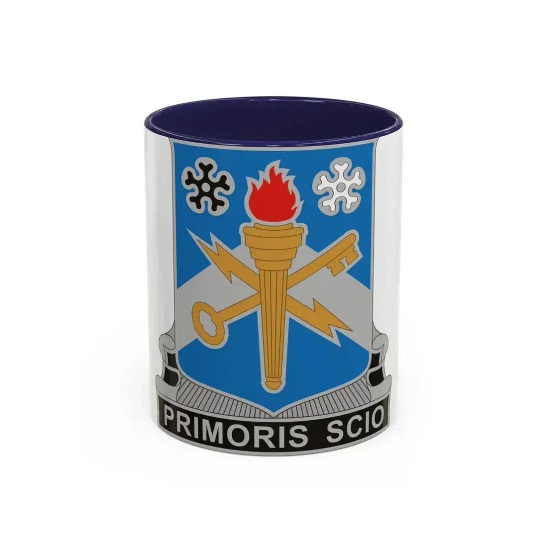 741 Military Intelligence Battalion (U.S. Army) Accent Coffee Mug 11oz Navy - Go Mug Yourself
