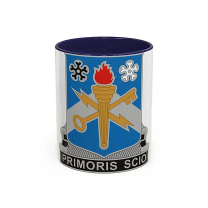 741 Military Intelligence Battalion (U.S. Army) Accent Coffee Mug 11oz Navy - Go Mug Yourself
