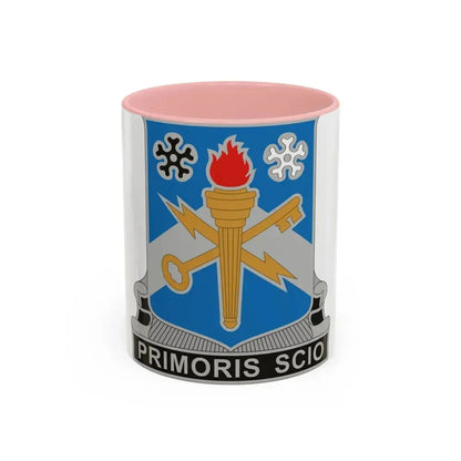 741 Military Intelligence Battalion (U.S. Army) Accent Coffee Mug 11oz Pink - Go Mug Yourself