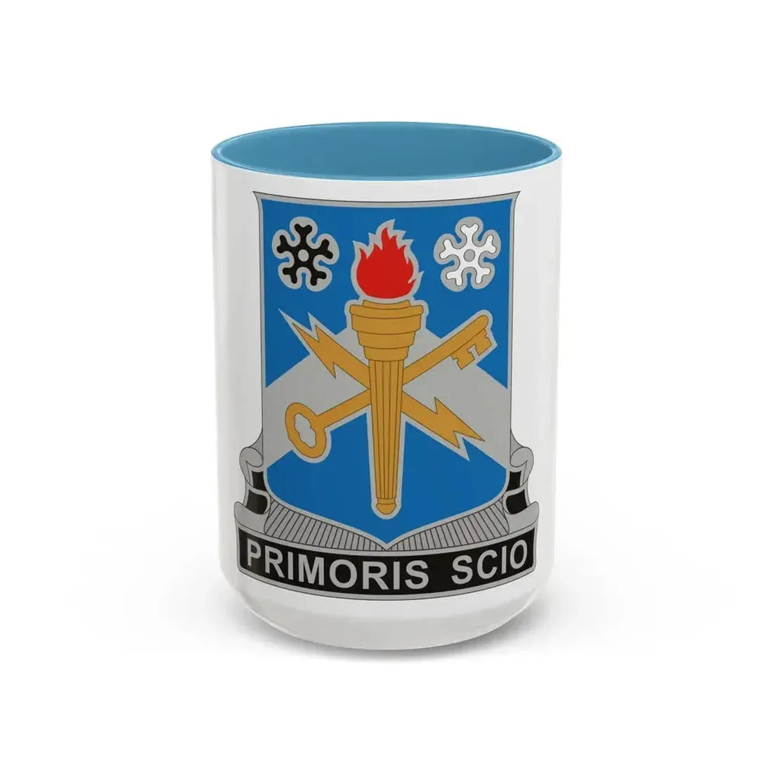 741 Military Intelligence Battalion (U.S. Army) Accent Coffee Mug 15oz Light Blue - Go Mug Yourself