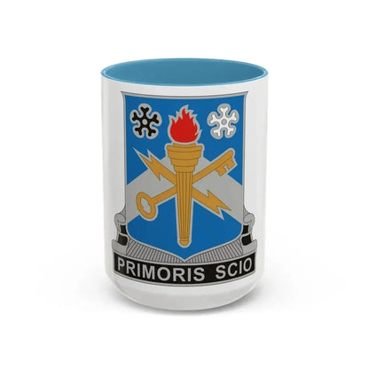 741 Military Intelligence Battalion (U.S. Army) Accent Coffee Mug 15oz Light Blue - Go Mug Yourself