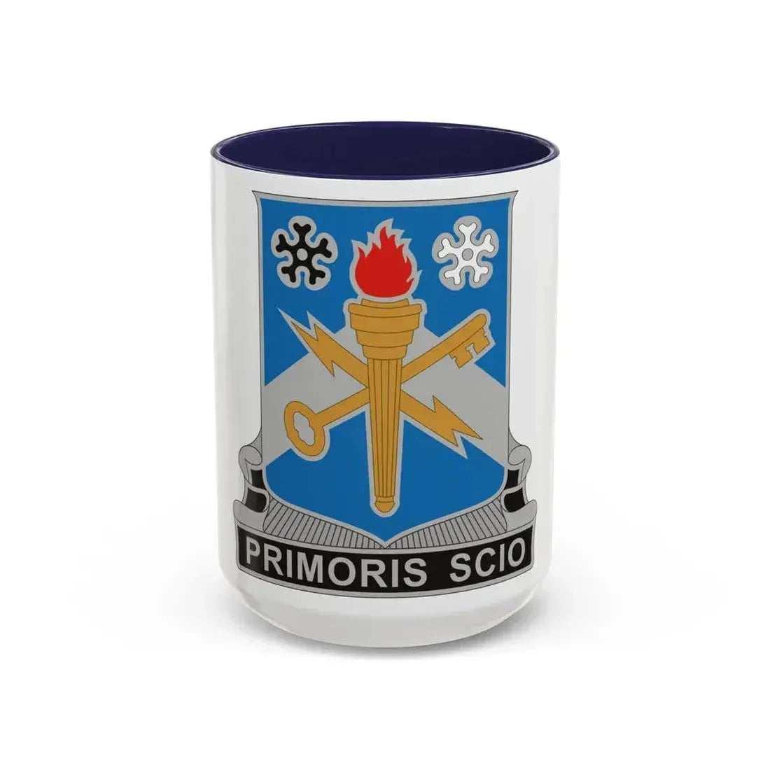 741 Military Intelligence Battalion (U.S. Army) Accent Coffee Mug 15oz Navy - Go Mug Yourself