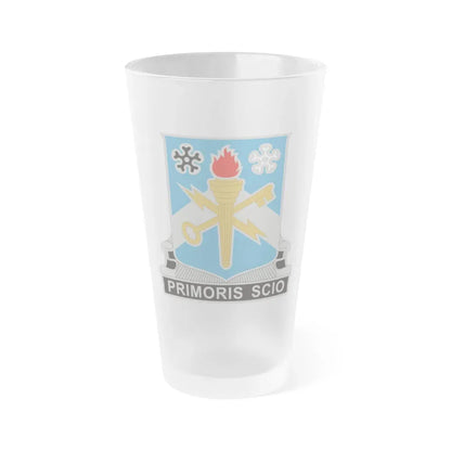 741 Military Intelligence Battalion (U.S. Army) Frosted Pint Glass 16oz Default Title - Go Mug Yourself