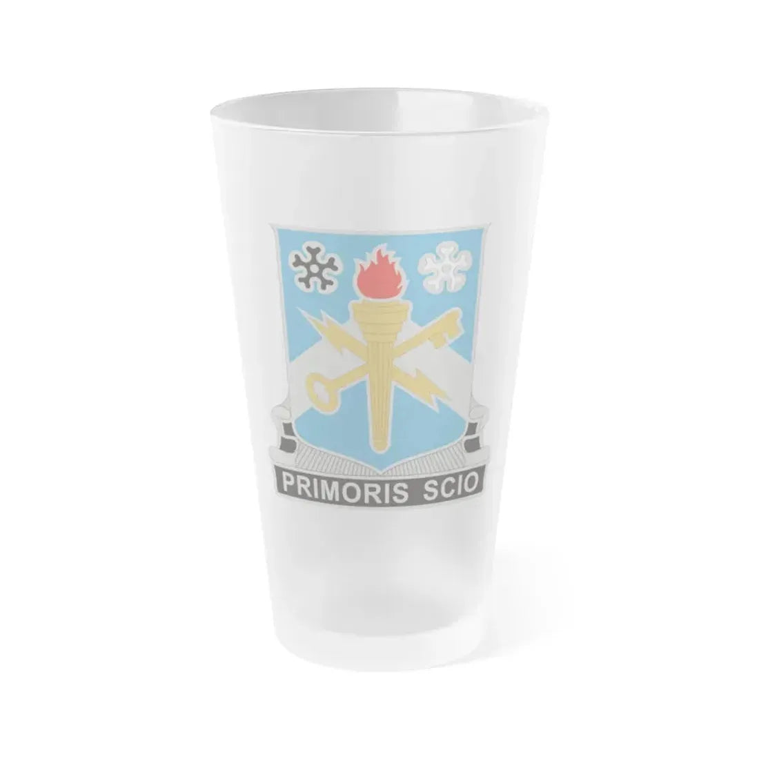 741 Military Intelligence Battalion (U.S. Army) Frosted Pint Glass 16oz Default Title - Go Mug Yourself