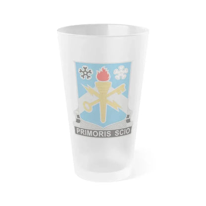 741 Military Intelligence Battalion (U.S. Army) Frosted Pint Glass 16oz Default Title - Go Mug Yourself