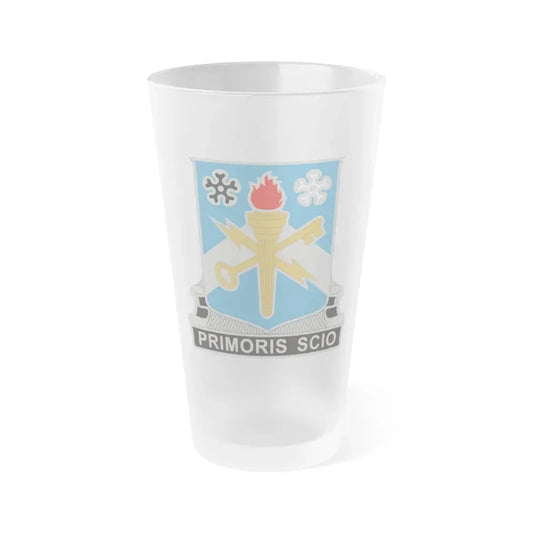 741 Military Intelligence Battalion (U.S. Army) Frosted Pint Glass 16oz Default Title - Go Mug Yourself