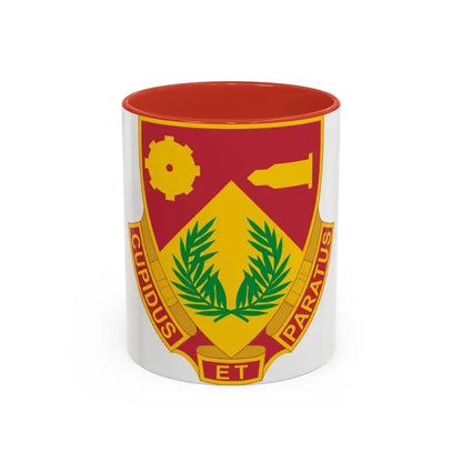 741 Ordnance Battalion (U.S. Army) Accent Coffee Mug 11oz Red - Go Mug Yourself